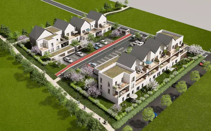 Programme immobilier neuf Soliers petite résidence à 10 minutes de caen à Soliers
