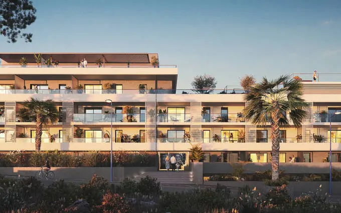 Programme immobilier neuf Villeneuve-Loubet à 10 min à pied de la Plage de la Batterie à Villeneuve-Loubet