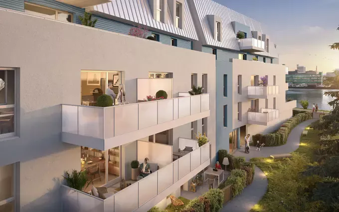 Programme immobilier neuf Au fil de l'eau à Huningue (68330)