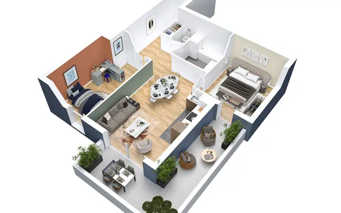 Programme immobilier neuf Au fil de l'eau à Huningue