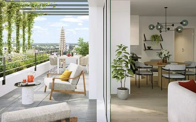 Programme immobilier neuf Joué-lès-tours proche centre et tramway à Joué-lès-Tours