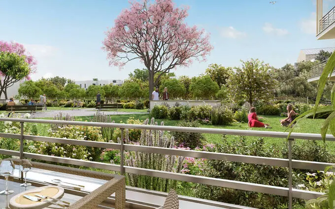 Programme immobilier neuf Tours au coeur d'un parc-jardin à Tours