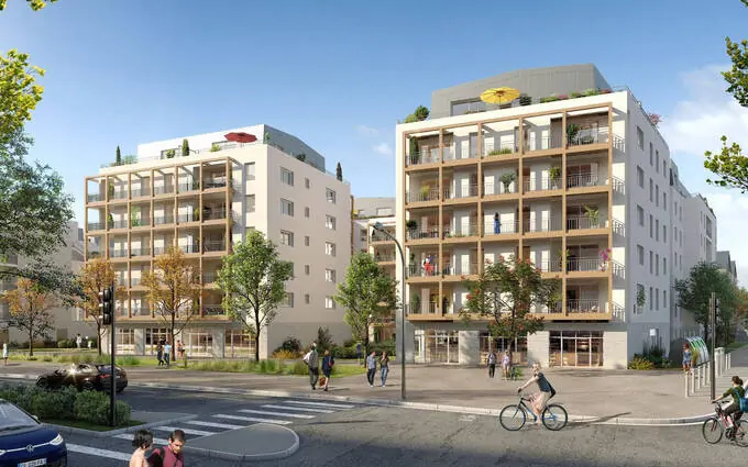 Programme immobilier neuf Tours quartier urban lodge à 9 minutes du tramway a à Tours