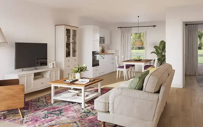 Programme immobilier neuf Saint-Méen-le-Grand village senior proche Espace Luce Douady à Saint-Méen-le-Grand