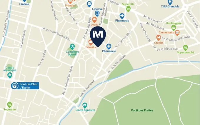 Programme immobilier neuf Côté parcs à Échirolles