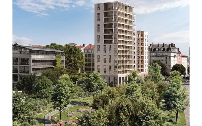 Programme immobilier neuf Côté parc à Lyon 7ème