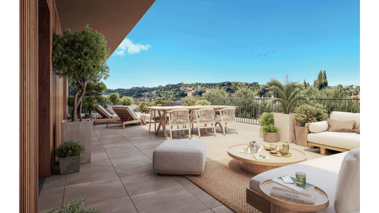 Programme immobilier neuf Cannes à quelques minutes à vélo des plages du midi à Cannes