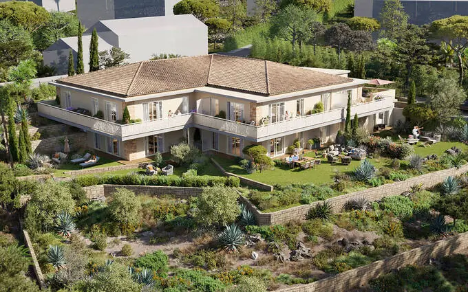 Programme immobilier neuf Cannes quartier croix des gardes à 800m des plages à Cannes