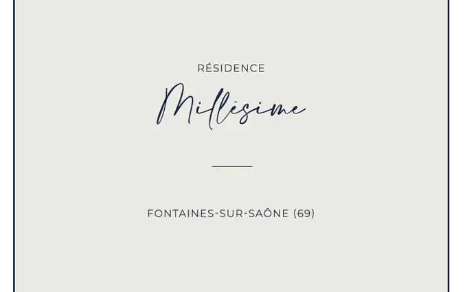 Programme immobilier neuf Millésime à Fontaines-sur-Saône