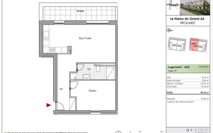Programme immobilier neuf Le hamo du grand air à Frouard