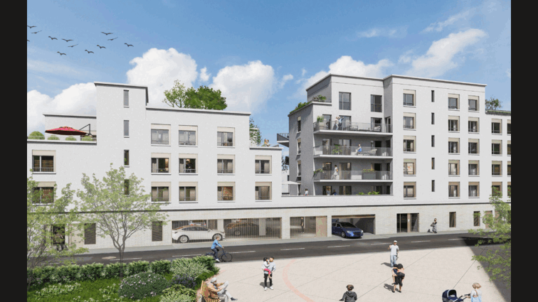 Programme immobilier neuf Le havre parc massillon et au pied de la future ligne de tram à Le Havre