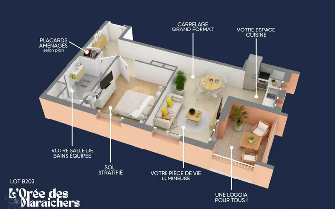 Programme immobilier neuf L'oree des maraichers à Dijon