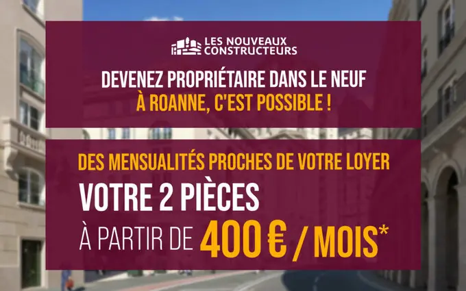 Programme immobilier neuf Le Jardin Mirandole à Roanne