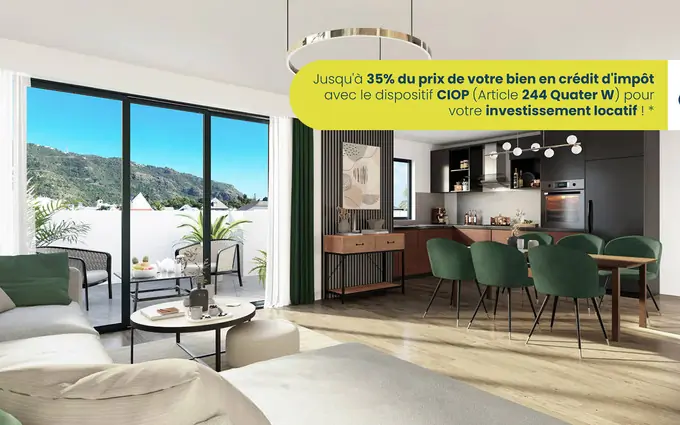 Programme immobilier neuf Saint-denis à 2 min a pied du jardin de l'etat