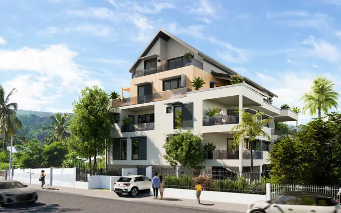 Programme immobilier neuf Saint-paul à 10 minutes à pied de la plage à Saint Paul