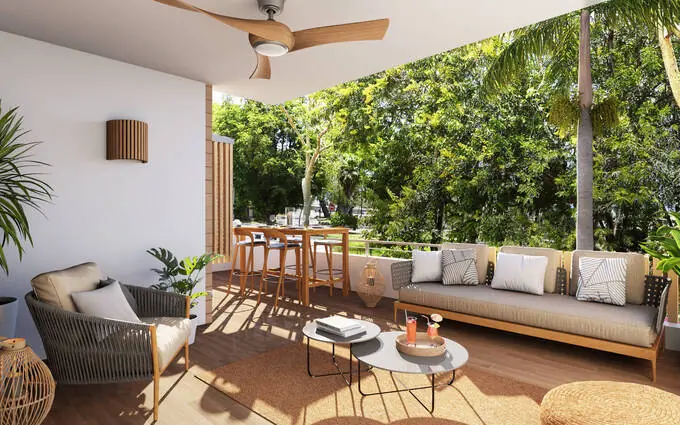 Programme immobilier neuf Saint-paul bord de mer à 10 min à vélo de la plage de boucan à Saint Paul