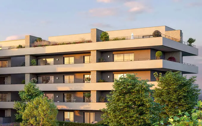 Programme immobilier neuf Écully à 2 min à pied du bus 55 direction perrache à Écully