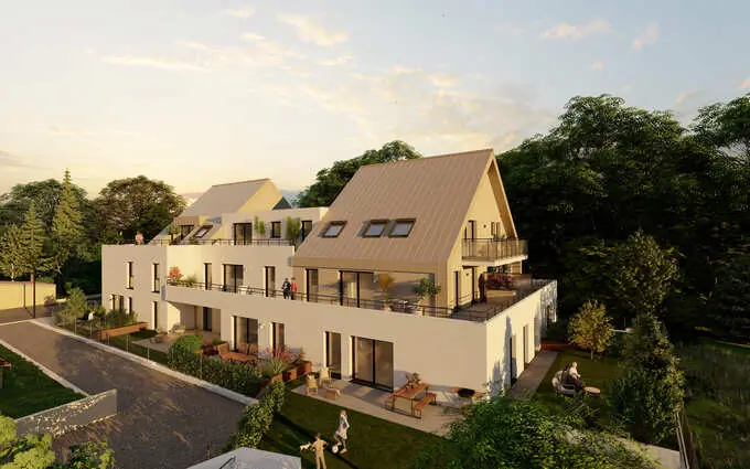 Programme immobilier neuf Oberhoffen-sur-Moder à 10 min de route d'Haguenau à Oberhoffen-sur-Moder