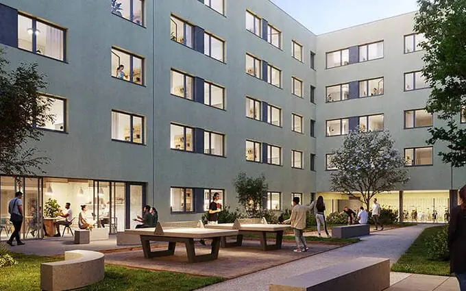 Programme immobilier neuf Schiltigheim résidence étudiante à 8 min du parc d'activités à Schiltigheim