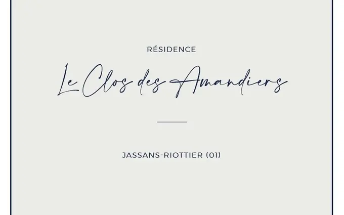 Programme immobilier neuf Le clos des amandiers à Jassans-Riottier