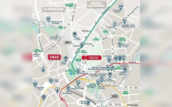 Programme immobilier neuf Insula à Lille