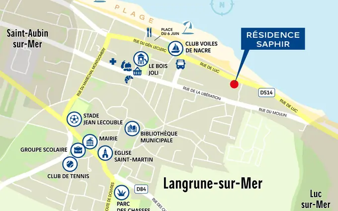 Programme immobilier neuf Saphir à Langrune-sur-Mer