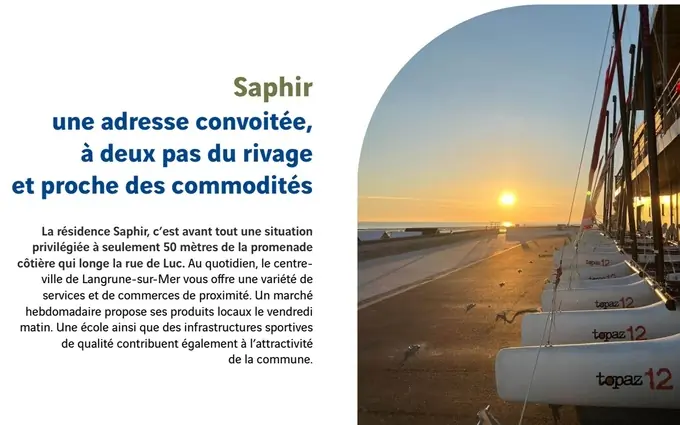 Programme immobilier neuf Saphir à Langrune-sur-Mer