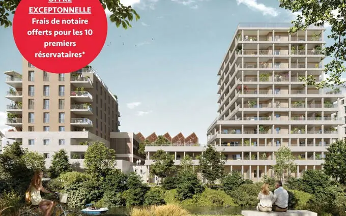 Programme immobilier neuf Le mans quartier st-georges à deux pas de l'ile aux planches