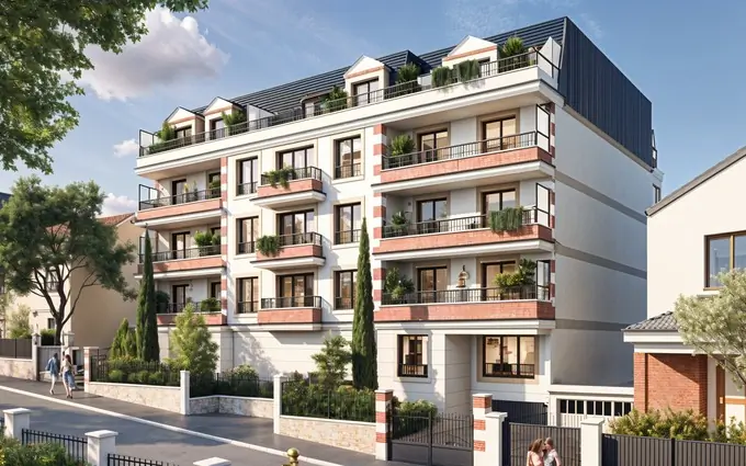 Programme immobilier neuf Gagny centre-ville à 900m de la gare à Gagny
