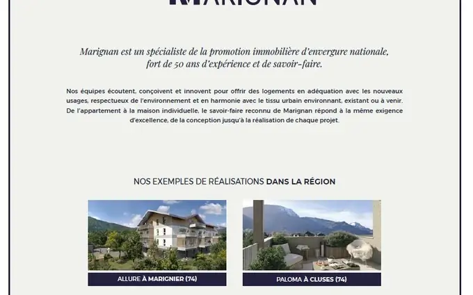 Programme immobilier neuf Connexion à La Roche-sur-Foron