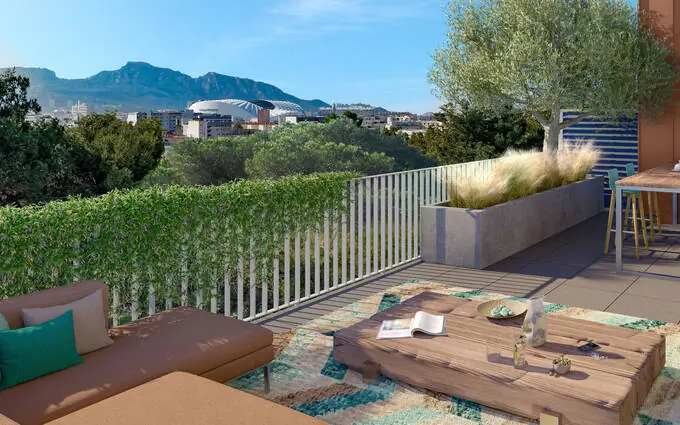 Programme immobilier neuf Marseille 10 proche de la faculté de la timone à Marseille 10ème
