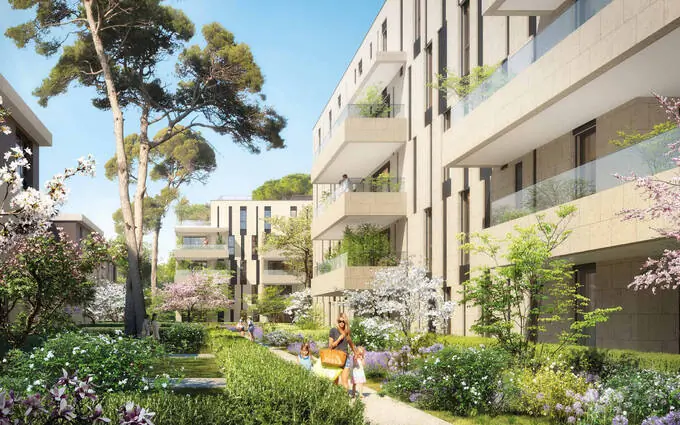 Programme immobilier neuf Marseille 8ème résidence de standing aux portes du parc borely à Marseille 8ème