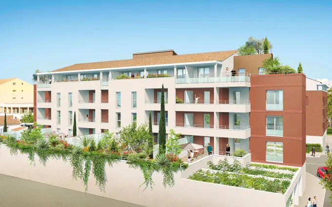 Programme immobilier neuf Miramas à 5 min à pied du centre-ville et des commerces à Miramas