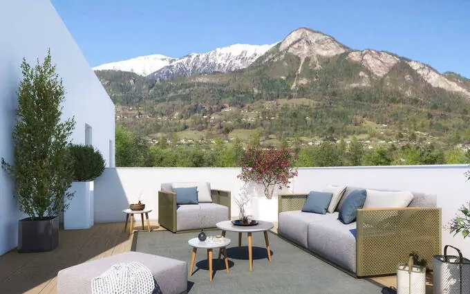 Programme immobilier neuf Marnaz avec vue dégagée sur les montagnes