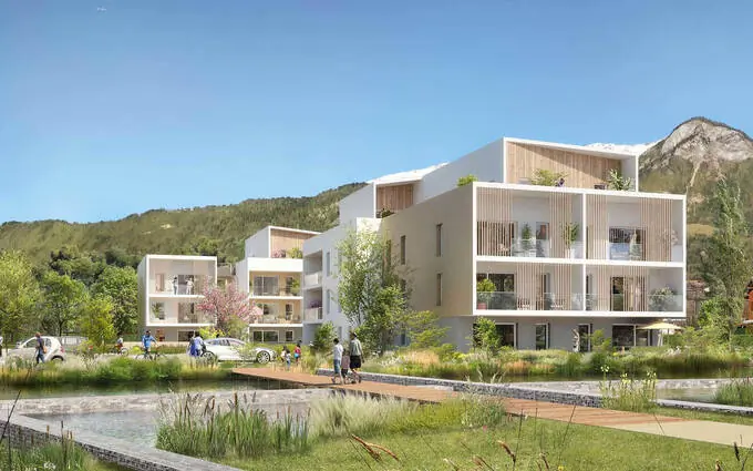 Programme immobilier neuf Marnaz avec vue dégagée sur les montagnes à Marnaz