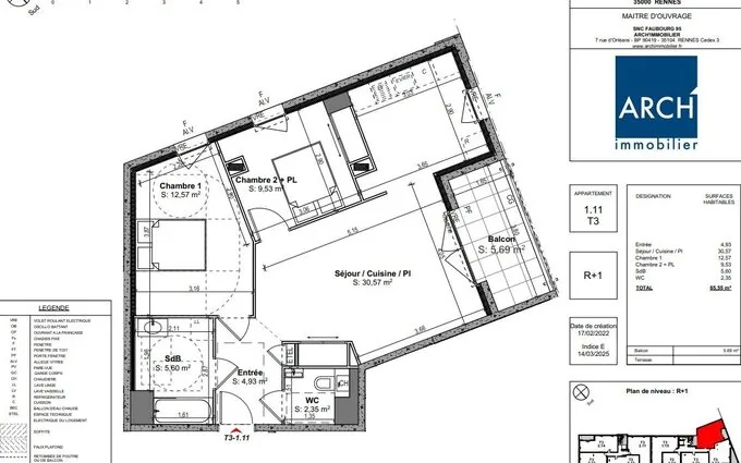 Programme immobilier neuf Epicure à Rennes