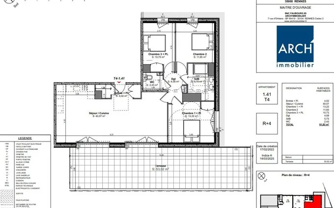 Programme immobilier neuf Epicure à Rennes