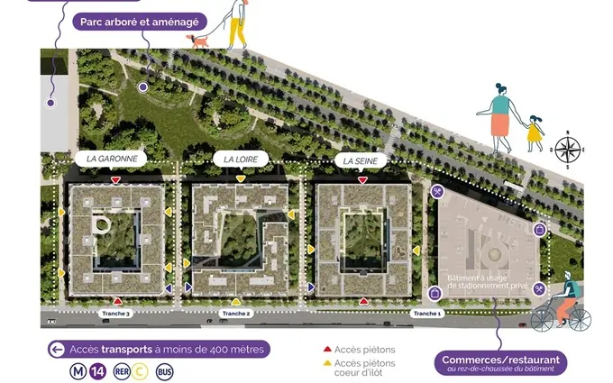 Programme immobilier neuf Orly confluence à Orly