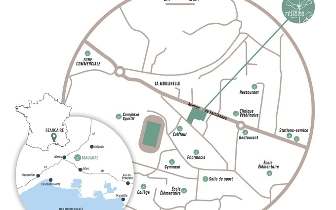 Programme immobilier neuf Felicite à Beaucaire