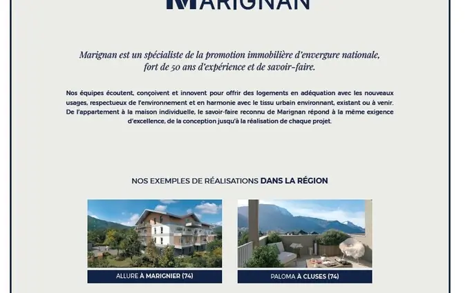 Programme immobilier neuf L’ombelle à Marnaz