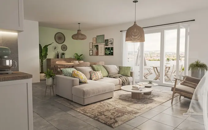 Programme immobilier neuf Nouvel orizon - nouveau - t3 à Marseille 13ème