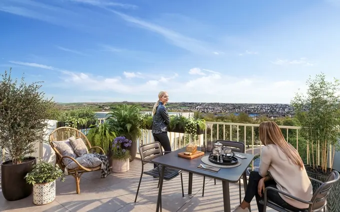 Programme immobilier neuf Les hauts du bois - bat b - t1 à Saint-Renan (29290)