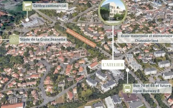 Programme immobilier neuf L'atelier à Bouguenais