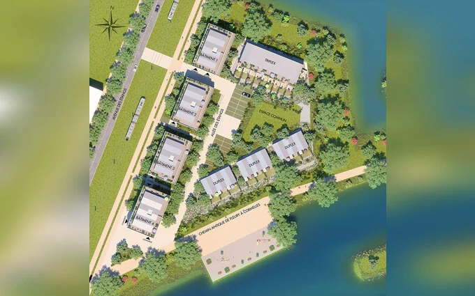 Programme immobilier neuf Les terrasses de l'etang à Fleury-sur-Orne