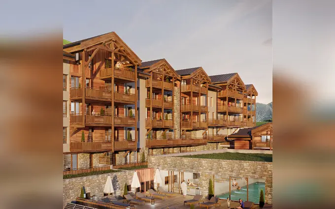 Programme immobilier neuf Les 2 alpes / les loges blanches / résidence de tourisme à les deux alpes