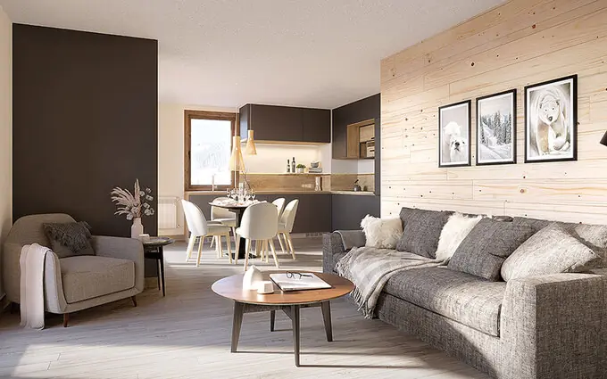 Programme immobilier neuf Les 2 alpes / les loges blanches / résidence de tourisme à les deux alpes
