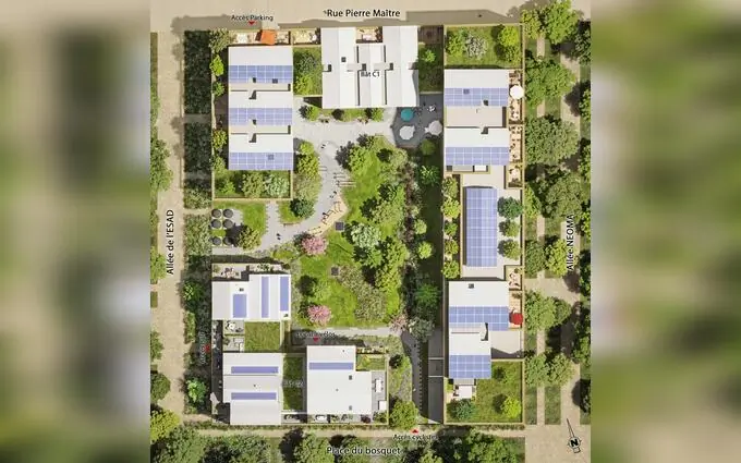 Programme immobilier neuf Magasins généraux - côté bosquet à Reims