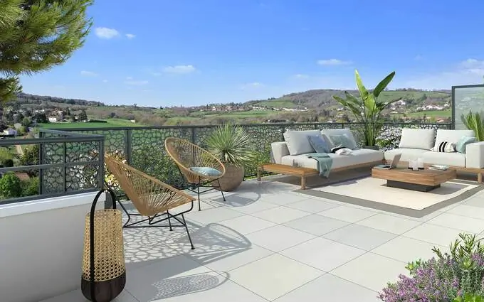 Programme immobilier neuf Lentilly un site privilégié avec vues panoramiques à Lentilly