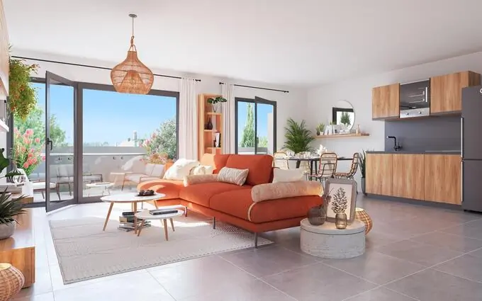 Programme immobilier neuf Cavaillon lubéron - livraison immédiate 3p duplex à Cavaillon