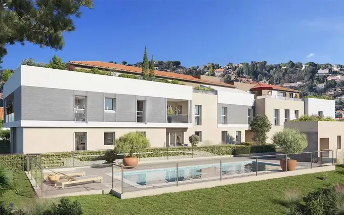 Programme immobilier neuf Golfe juan. 2, 3 et 4 pièces. résidence piscine à Vallauris (06220)